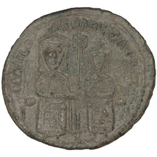 Basil I the Macedonian 867-886, Follis, Constantinople, EF(40-45), Copper, Sear.