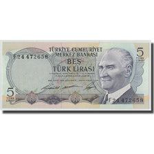 Banknote, Turkey, 5 Lira, L.1930, 1930-06-11, KM:179, UNC(63)