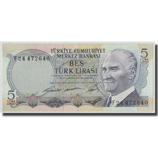 Banknote, Turkey, 5 Lira, L.1930, 1930-06-11, KM:179, UNC(63)
