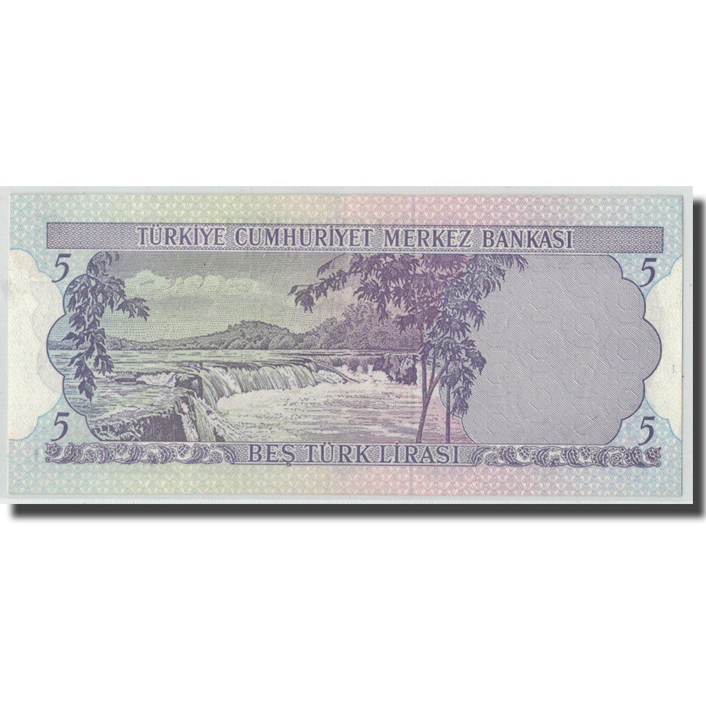 Banknote, Turkey, 5 Lira, L.1930, 1930-06-11, KM:179, UNC(63)