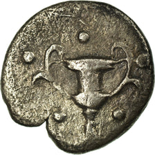 Coin, Calabria, Taranto, Obol, Tarentum, EF(40-45), Silver