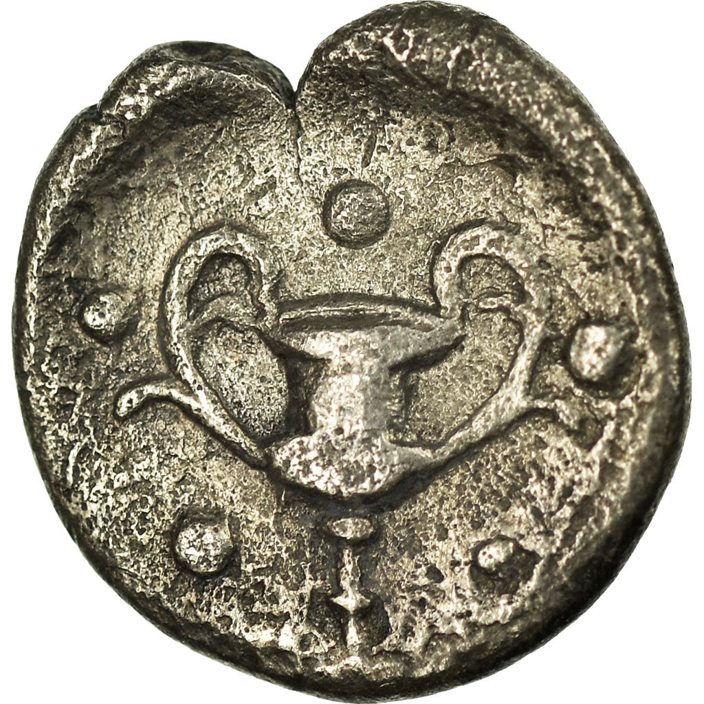 Coin, Calabria, Taranto, Obol, Tarentum, EF(40-45), Silver