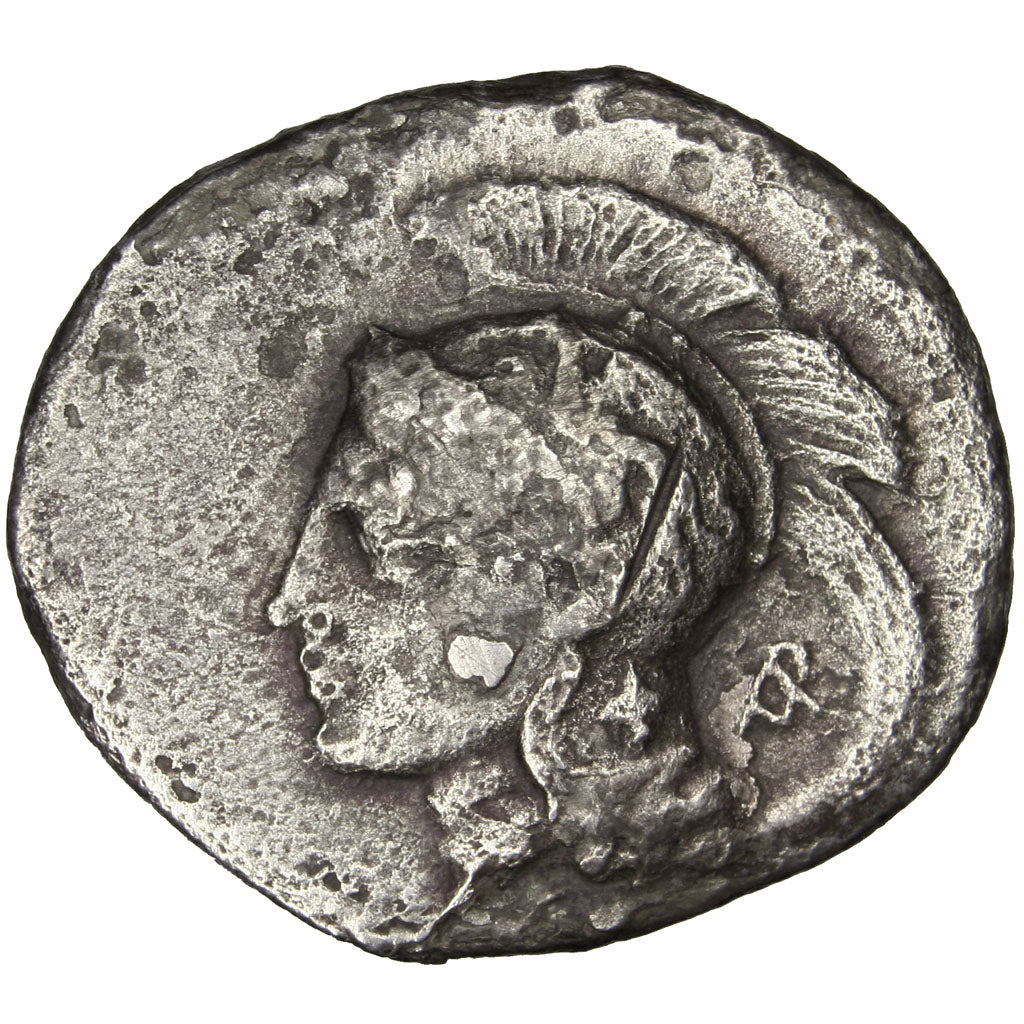 Lucania, Velia, Athena, Didrachm, Velia, VF(30-35), Silver, 6.46