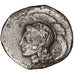 Lucania, Velia, Athena, Didrachm, Velia, VF(30-35), Silver, 6.46