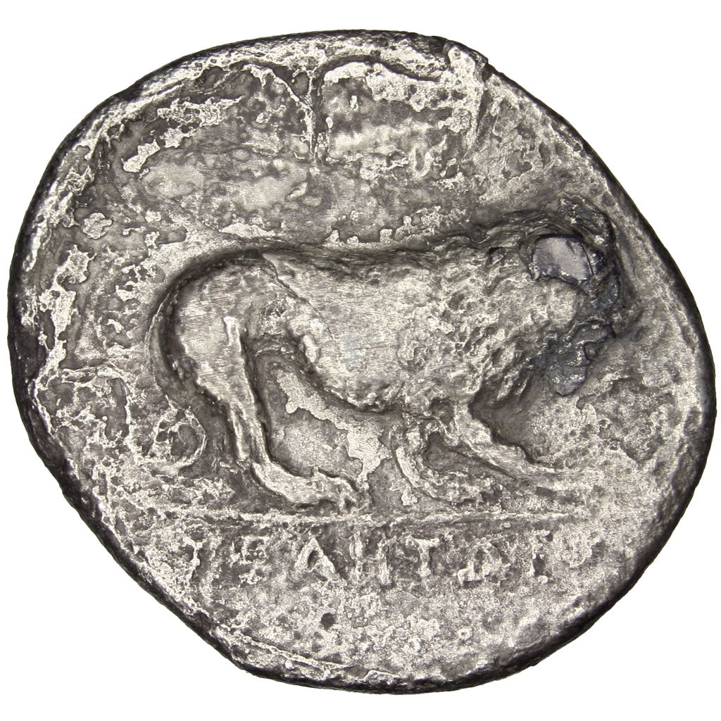 Lucania, Velia, Athena, Didrachm, Velia, VF(30-35), Silver, 6.46