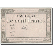 France, 100 Francs, 1795, Ferz, 7.1.1795, VF(20-25), KM:A78, Lafaurie:173