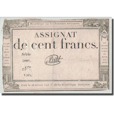 Francia, 100 Francs, 1795, Boitet, 7.1.1795, BC, KM:A78, Lafaurie:173