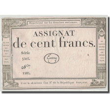 Francia, 100 Francs, 1795, Emery, 7.1.1795, BC, KM:A78, Lafaurie:173