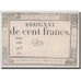 France, 100 Francs, 1795, Chevrot, 7.1.1795, VF(20-25), KM:A78, Lafaurie:173