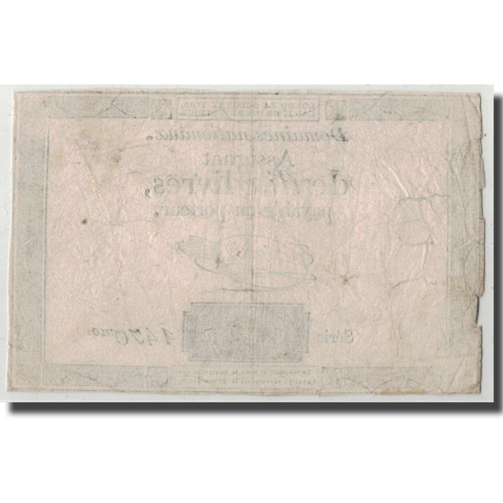 Francia, 10 Livres, 1792, Taisaud, 1792-10-24, BC, KM:A66a, Lafaurie:161b