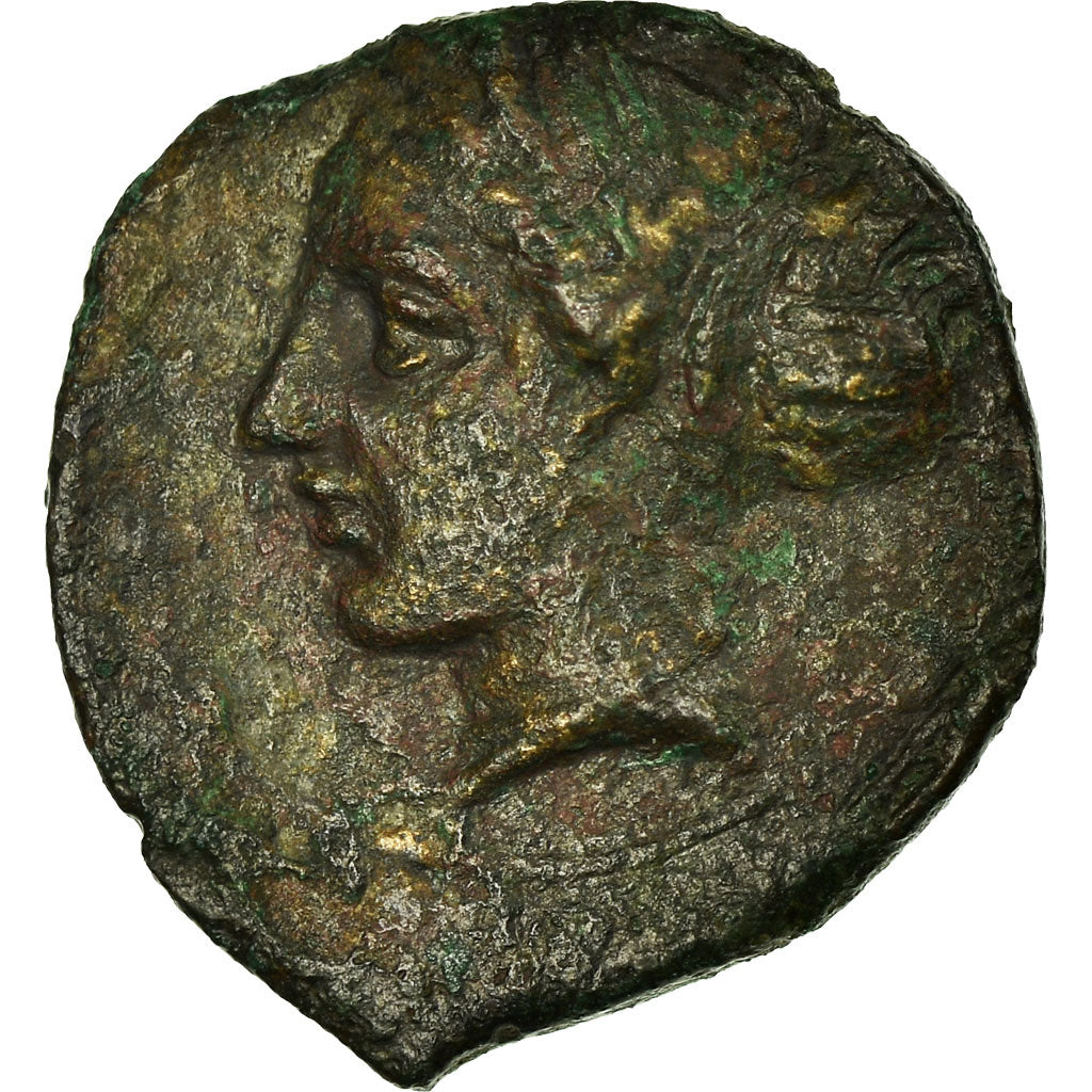 Coin, Sicily, Entella, Nymph, Bronze Æ, AU(50-53), Bronze