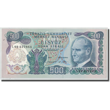 Banknote, Turkey, 500 Lira, L.1970, 1970-01-14, KM:190, UNC(63)