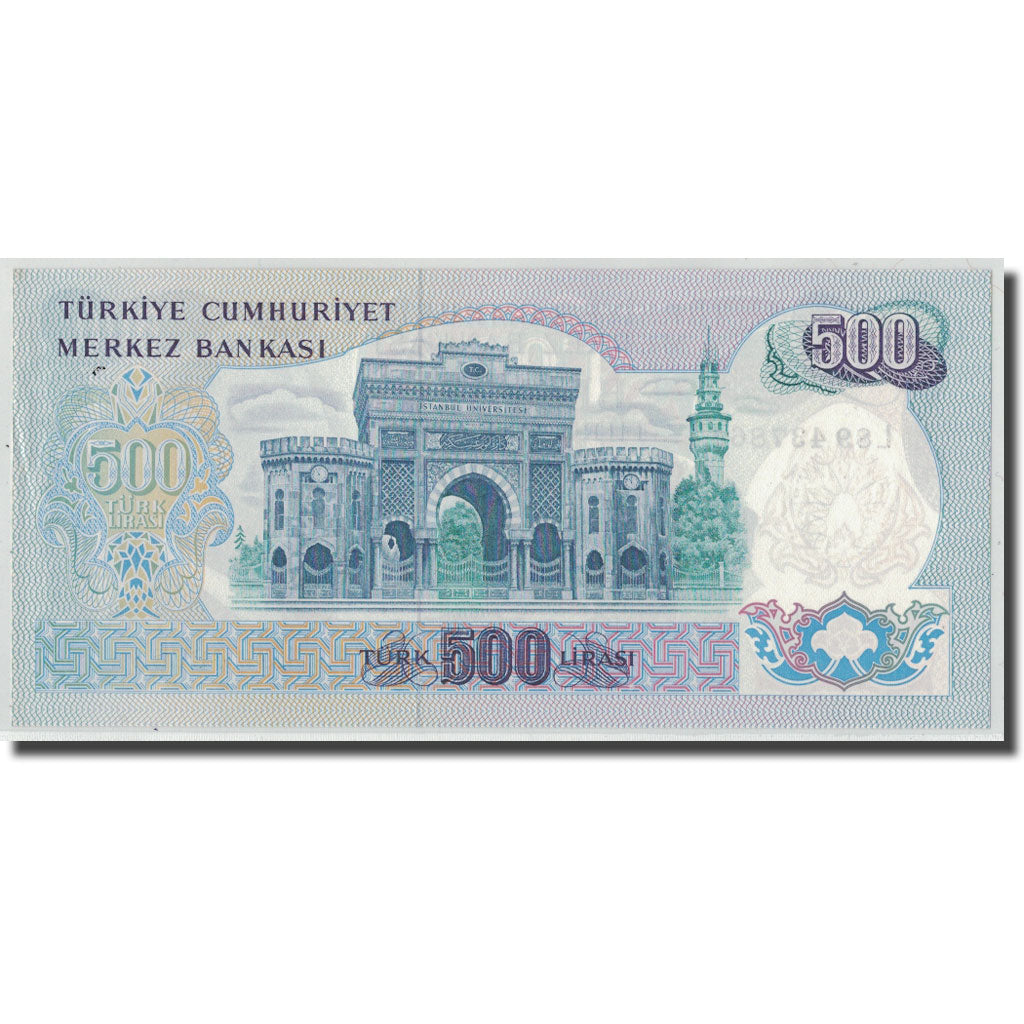 Banknote, Turkey, 500 Lira, L.1970, 1970-01-14, KM:190, UNC(63)