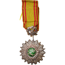 Túnez, Chevalier de l'Ordre du Nicham Al Iftikar, medalla, 1922-1929, Excellent