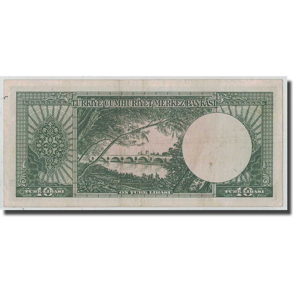 Banknote, Turkey, 10 Lira, L.1930, 1930-06-11, KM:159a, EF(40-45)