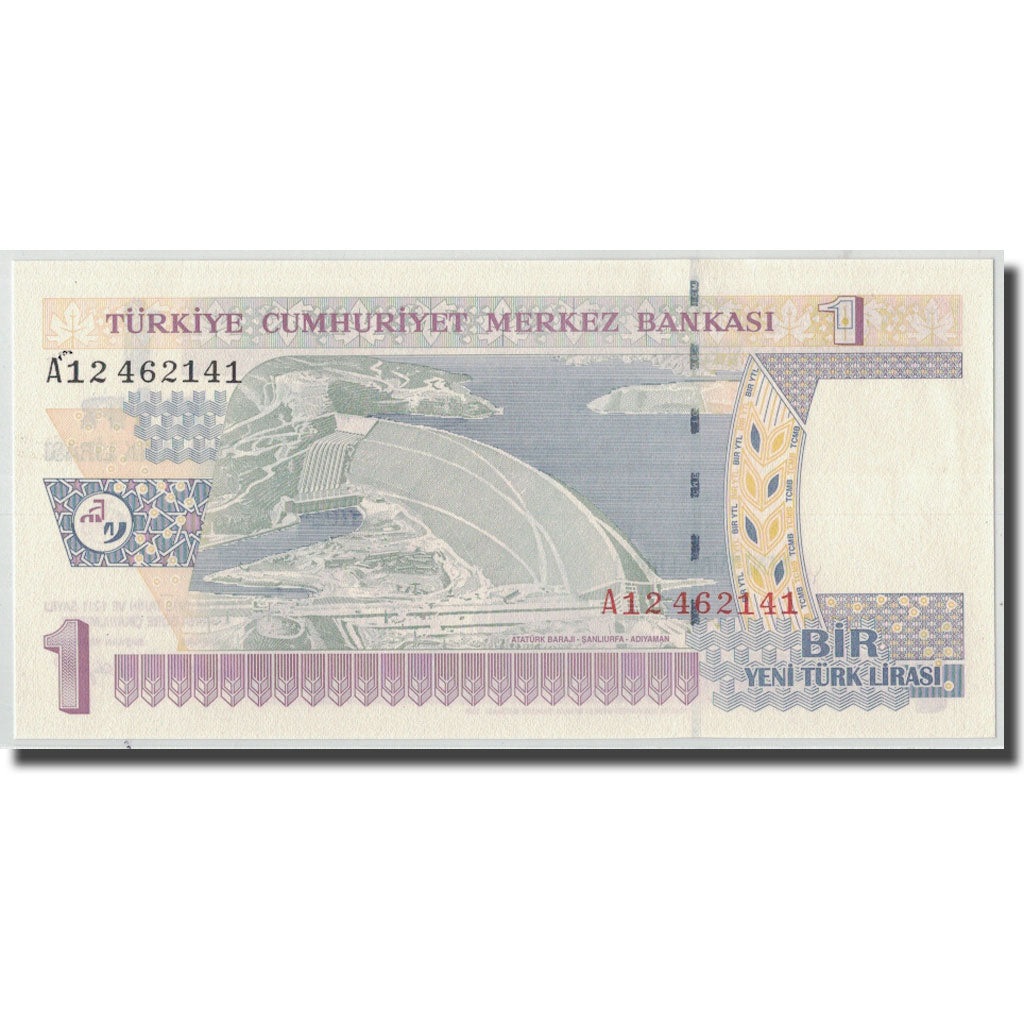 Banknote, Turkey, 1 New Lira, 2005, 1970-01-14, KM:216, UNC(63)