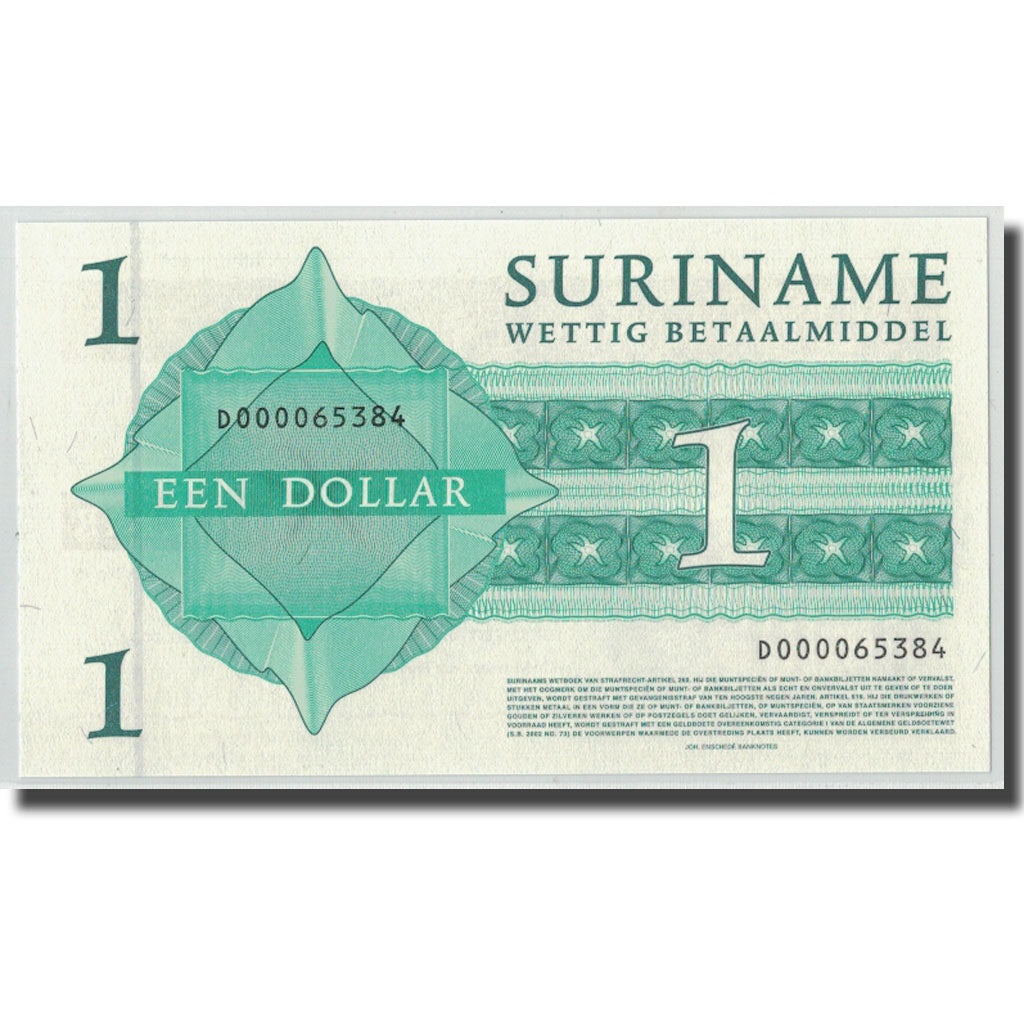 Banknote, Surinam, 1 Dollar, 2004, 2004-01-01, KM:155, UNC(65-70)