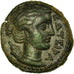 Monnaie, Sicile, Syracuse (317-289 BC), Artemis, Hemilitron, Syracuse, TTB+