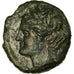 Coin, SICILIA, Syracuse, Persephone, Litra, Syracuse, EF(40-45), Bronze