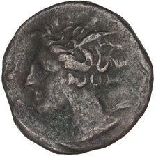Carthage, Zeugitane, Tanit, Bronze, Carthage, EF(40-45), Copper, 3.19