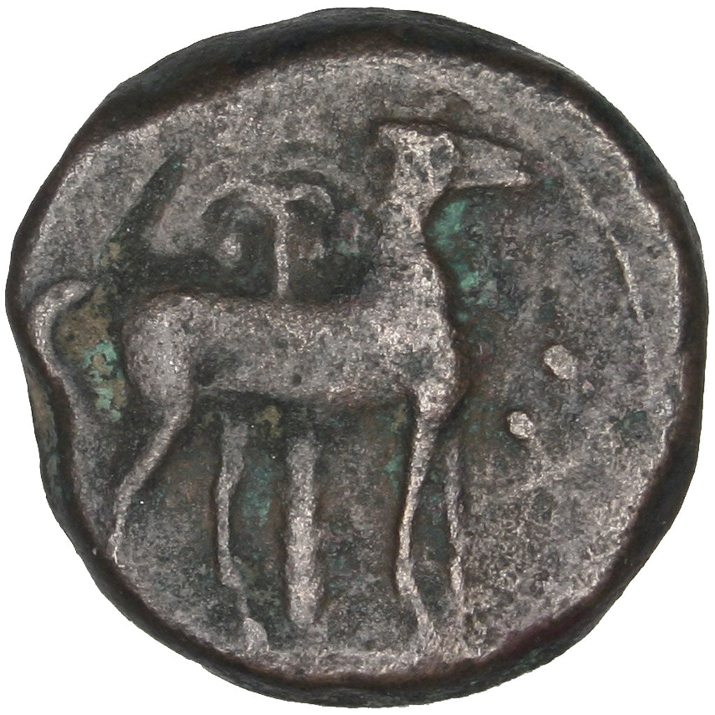 Carthage, Zeugitane, Tanit, Bronze, Carthage, EF(40-45), Copper, 3.19
