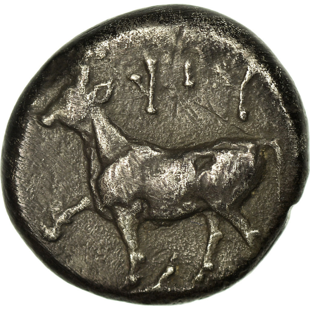 Moneta, Thrace, Thasos, Siglos, BB+, Argento