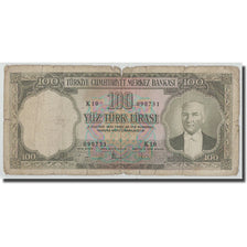 Banknote, Turkey, 100 Lira, L.1930, 1930-06-11, KM:169a, F(12-15)