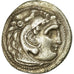 Münze, Thrace, Lysimaque, Heracles, Drachm, Kolophon, SS+, Silber