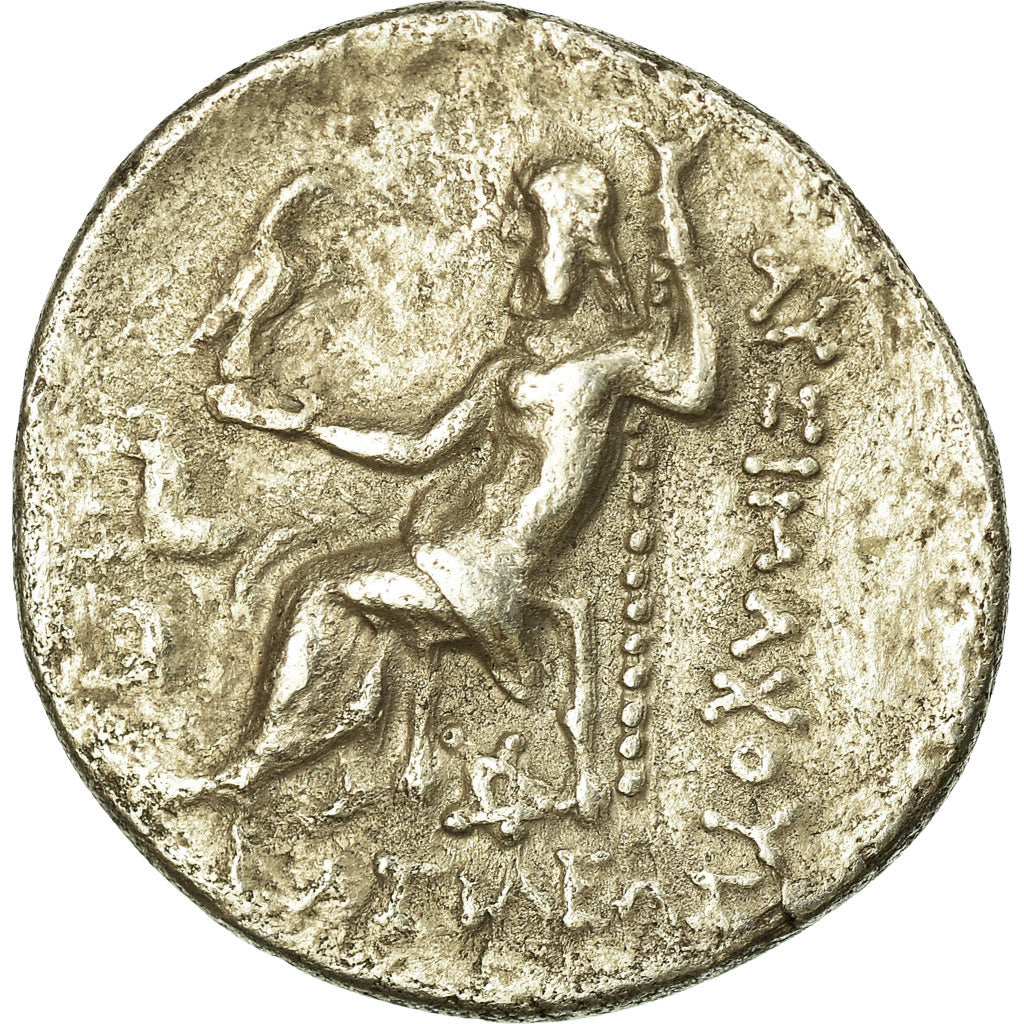 Münze, Thrace, Lysimaque, Heracles, Drachm, Kolophon, SS+, Silber