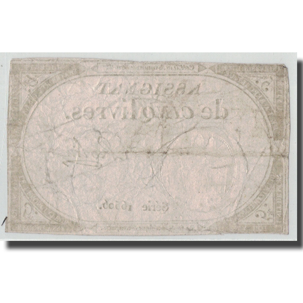 France, 5 Livres, 1793, Rolin, 1793-10-31, B+, KM:A76, Lafaurie:171