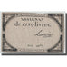 France, 5 Livres, 1793, Lacroix, 1793-10-31, F(12-15), KM:A76, Lafaurie:171