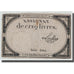 France, 5 Livres, 1793, Leullier, 1793-10-31, F(12-15), KM:A76, Lafaurie:171