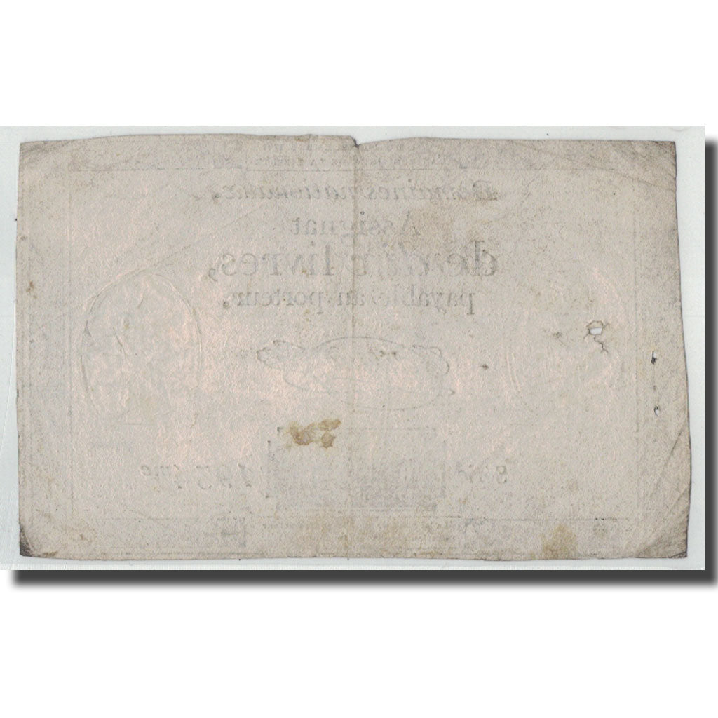 France, 10 Livres, 1792, Taisaud, 1792-10-24, F(12-15), KM:A66a, Lafaurie:161a
