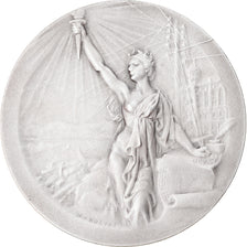 France, Medal, Offert par le Petit Parisien, Exbrayat, MS(65-70), Silver