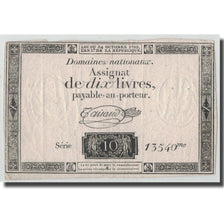 France, 10 Livres, 1792, Taisaud, 1792-10-24, VF(30-35), KM:A66b, Lafaurie:161b