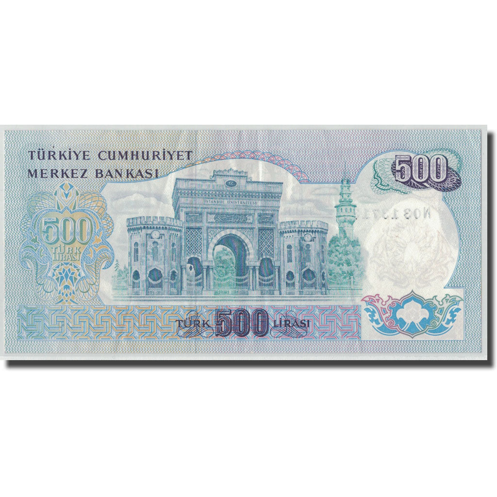 Banknote, Turkey, 500 Lira, L.1970, 1970-01-14, KM:190, VF(20-25)