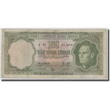 Billete, 100 Lira, L.1930, Turquía, 1930-06-11, KM:177a, RC+