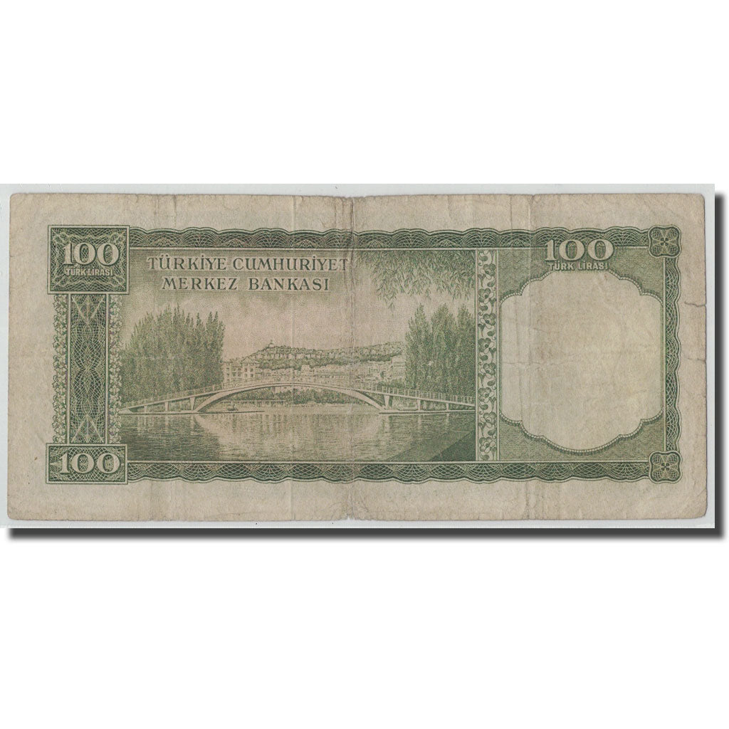 Billete, 100 Lira, L.1930, Turquía, 1930-06-11, KM:177a, RC+