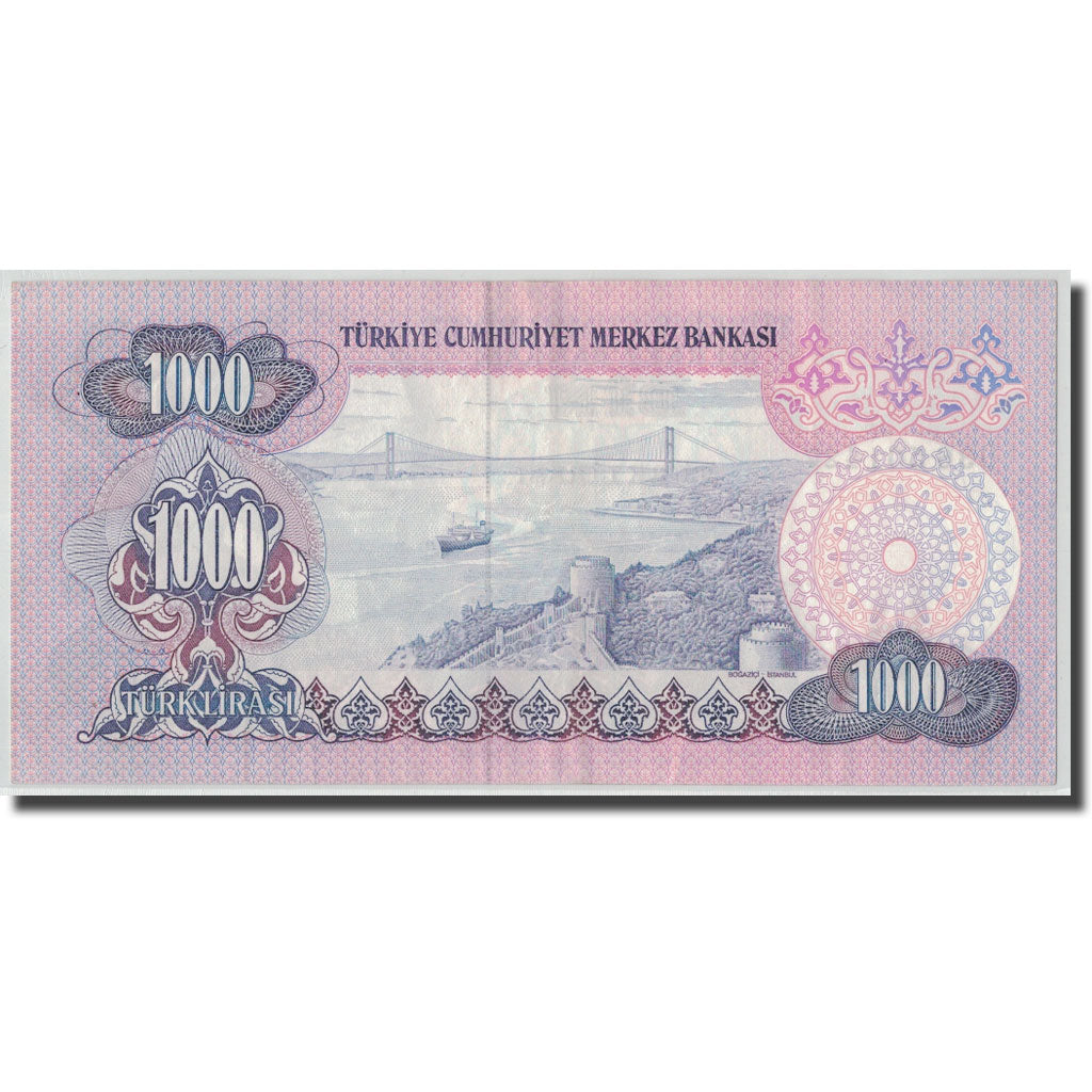 Banconote, Turchia, 1000 Lira, L.1970, 1970-01-14, KM:191, SPL-