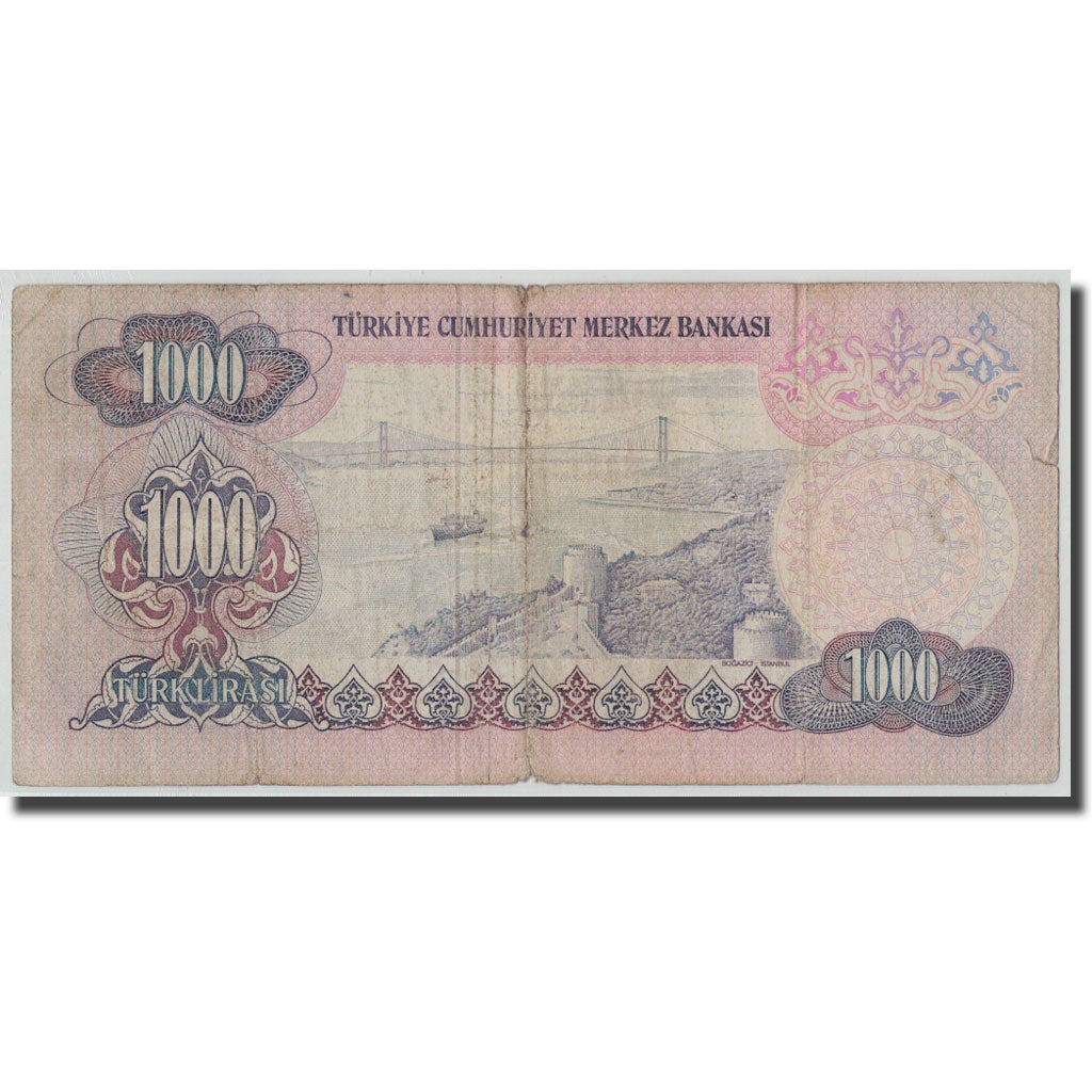 Geldschein, Türkei, 1000 Lira, L.1970, 1970-01-14, KM:191, SGE+