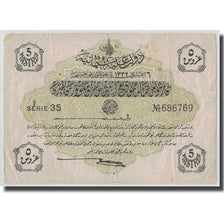 Banknote, Turkey, 5 Piastres, L.1332, AH1332-08-06, KM:87, VF(20-25)