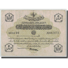 Banknote, Turkey, 5 Piastres, L.1332, AH1332-08-06, KM:87, VF(20-25)