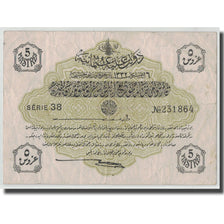 Banknote, Turkey, 5 Piastres, L.1332, AH1332-08-06, KM:87, VF(20-25)