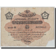 Banknote, Turkey, 5 Piastres, L.1331, AH1331-12-22, KM:79a, VG(8-10)