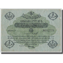 Banknote, Turkey, 5 Piastres, L.1332, AH1332-02-04, KM:96, F(12-15)