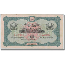Geldschein, Türkei, 1 Livre, L.1332, AH1332-08-06, KM:90a, S+