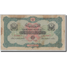 Banknote, Turkey, 1 Livre, L.1332, AH1332-08-06, KM:90a, F(12-15)