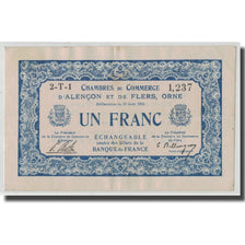 Francja, Alençon et Flers, 1 Franc, 1915, EF(40-45), Pirot:6-17