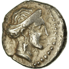 Moeda, Cilícia, Nagidos, Aphrodite, Obol, AU(50-53), Prata