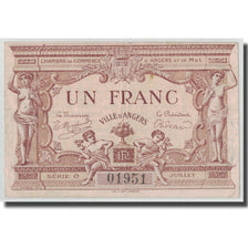 Frankrijk, Angers, 1 Franc, 1915, TTB, Pirot:8-6